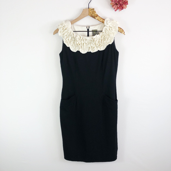 Taylor Dresses & Skirts - [TAYLOR] Sheath Dress Halter Neck Rosettes